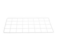 MUCKLILY Panneau Mural en Métal Gris Clair 40x20 Cm Grille Renforcée pour Affichage Photo et Rangement Mural, Décorations Murales DIY, Support Photo Multifonction pour Chambre, Bureau