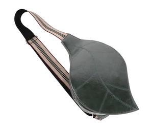 MUCKLILY Paquet à Pu de Sangle Bandoulière Large Feuille | Hommes et Femmes, Compartiments Multiples, Garde les Effets Près du Corps, Réduit la Pression
