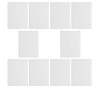 MUCKLILY Patchs de Réparation Murale Autocollants en PVC 12X16 CM 10 Pièces Kit pour Réparer Trous et Fissures Fournitures pour Revêtement Mural Autocollants Adhésifs pour Murs