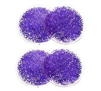 MUCKLILY Patchs Oculaires en Gel Pourpre 2 Paires, Améliore Élasticité et Éclat Peau Autour des Yeux, Coussinet Oculaire D'été pour Présent