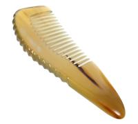 MUCKLILY Peigne à Cheveux Naturel en Corne de Buffle Taille Moyenne 12-14 Cm Massage du Cuir Chevelu pour Femmes Usage Domestique sans Accroc Plusieurs styles