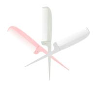 MUCKLILY Peigne de Coiffage Pliable 3 Pièces Petit Peigne Fin à Queue pour Séparation Précise Femmes Usage Voyage Blanc Rose Vert Pâle