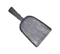 MUCKLILY Pelle à Cendres en Acier Forgé Taille Moyenne Pelle Pratique pour Barbecue et Cheminée Légère et Maniable pour Nettoyage Charbon et Cendres Outil Cuisine Polyvalent