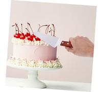 MUCKLILY Pelle à Pizza Acier Inoxydable avec Manche Spatule Triangulaire Multifonction pour Cuisson Découpe et Service de Gâteaux et Pizzas