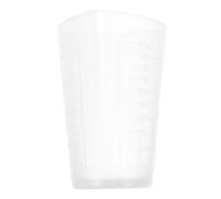 MUCKLILY Pichet Doseur en Silicone Triangulaire Blanc, Antiadhésif et Facile à Utiliser, Mélange de Résine Époxy et Colle en DIY