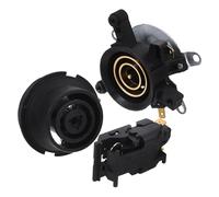 MUCKLILY Pièces de Rechange pour Thermostat de Bouilloire Électrique Base Thermique en Plastique Prise de Manette et Interrupteur Intégré Ensemble 3 Pièces Compatible la Cuisine