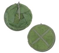 MUCKLILY Piège à Poissons Vert Professionnel Pliable 2 Pièces en Nylon