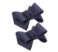 MUCKLILY Pince à Chaussures Nœud Accessoire Amovible Tissu Solide Décoration pour Femmes pour Escarpins et Chaussures Plates 1 Paire