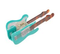 MUCKLILY Pince à Cheveux Musicale en Acétate Léger Couleur Bleu Menthe Forme Guitare Amusante pour Femmes Accessoire Cheveux Unique pour Festivals Coiffures Quotidiennes et Soirées Musicaux