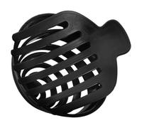 MUCKLILY Pince à Cheveux Spirale Noire Résine pour Femmes et Filles Accessoire Chignon Naturel Antidérapant Serre-tête Rond Volumisant pour Coiffure Rapide