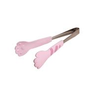 MUCKLILY Pinces de Service Acier Inoxydable Forme Patte de Chat Brûlure Ergonomiques Pinces de Cuisine Polyvalentes pour Barbecue et Buffet Moyenne Couleur Aléatoire Couleur Aléatoire