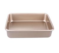 MUCKLILY Plaque de Rectangulaire Ustensile de Pâtisserie en Acier Carbone Non Adhésive Sain et Solide pour Gâteau et Nougat pour Usage Domestique Cuisine