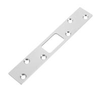 MUCKLILY Plaque De Verrouillage De Porte Gâche pour Portes Extérieures Gâche De Porte Gâche pour Pêne Dormant Renfort De Porte Gâche De Pêne Dormant Plaques De Gâche De Porte en Acier