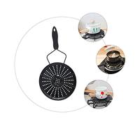 MUCKLILY Plaque Diffuseur de Chaleur Induction Émaillé avec Poignée Adaptateur pour Cuisinière Gaz et Vitrocéramique Répartiteur Thermique et