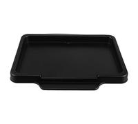 MUCKLILY Plateau Distributeur de Balles de Golf, 51 Balles, Plastique Noir | Trous de Drainage, Base Stable, Usage Intérieur Extérieur, pour Parcours, Practice, Jardin, Golfeurs