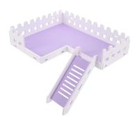 MUCKLILY Plateforme de Jeu Le Développement de l'équilibre pour Hamster et Cochon d'Inde Favorise Le Bien-être Mental en PVC, Jouet d'escalade pour Cage