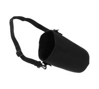 MUCKLILY Pochette Porte-Bouteille Isotherme 750ml en Néoprène avec | Protection Légère Anti-rayures, Transport Facile en Extérieur, Format Noir pour Bouteille D'eau 750ml