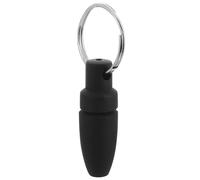 MUCKLILY Poinçon à Cigare Portable Multifonction en Acier Inoxydable Porte-clés Noir, Design Compact pour Voyage et Usage Extérieur