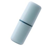 MUCKLILY Porte-Brosse à Dents de Voyage Gobelet à Brosse à Dents avec Couvercle Portable Multifonctionnel Joli Gobelet à Bain de Bouche pour Adultes