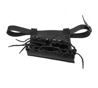MUCKLILY Porte-ceinture en Cuir Noir pour Sabres, Double Support Ceinture Porte-sabre pour 2 Lames, Ceinture de Transport Multifonctionnelle, Accessoire Pratique pour Rangement et Port