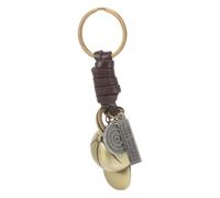 MUCKLILY Porte-clés Casquette Vintage PU Porte-clés Suspendu Créatif et Accessoire Chic pour Cadeau