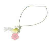 MUCKLILY Porte-clés Fleur Créative, Breloque Délicate pour Téléphone Portable, Accessoire pour Femme, Charme Suspendu, Usage Quotidien, Finition Rose Pâle Élégante