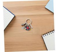 MUCKLILY Porte Clés Musical Robuste avec Mini Guitare Micro et Pendentif Vinyle et Décoratif pour Sacs Clé et Sacs à Main pour Amateurs de Musique