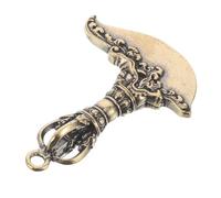 MUCKLILY Porte-clés Pendentif Religieuse Laiton Vintage Charm Pestle Accessoire Pratique Pour Et Femmes Décoration Intérieure Et