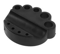 MUCKLILY Porte-Gobelet à Encre Tatouage Noir en Plastique Souple Support Multi-Trous pour Pigments et Accessoires Organisateur Pratique pour Salon de Tatouage et Usage Professionnel