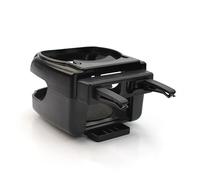 MUCKLILY Porte-gobelet pour Bouteilles et Petits Objets de Voiture Noir en ABS Support Flexible pour Grille D'aération Horizontale Compatible Plupart des Véhicules