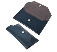 MUCKLILY Portefeuille Organiseur de Billets en PU Vert Portable et Réutilisable, 2 Pièces pour Gestion D'argenté, en Contexte Professionnel et d'urgence