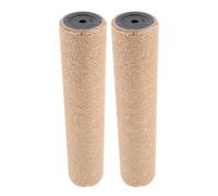 MUCKLILY Poteaux de Remplacement pour Arbre à Chat en Sisal 2pcs, Griffoirs pour Chats D'intérieur, Montage Facile DIY, Matériau Sisal et Abs, Adaptés aux Espaces de Vie