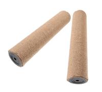 MUCKLILY Poteaux pour Chats Verticaux en Sisal, Remplacement 2 Pièces | ABS et Sisal, Usage Intérieur pour Arbres à Chat et Coins Muraux, Accessoires de Montage Possibles