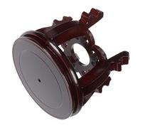 MUCKLILY Présentoir Décoratif en Bois Marron pour Aquarium, Style Antique