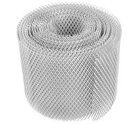 MUCKLILY Protège-gouttière en Acier Inoxydable Argenté, Protection Polyvalente les Débris pour Gouttières, Installation Facile pour Projets DIY