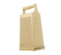 MUCKLILY Râpe Cuisine Poignée Antidérapante en Acier Inoxydable Cuisine à 4 Faces Outil Compact pour Trancher Pommes de Terre et Concombre