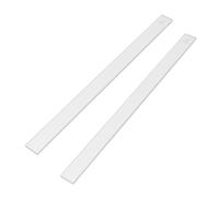 MUCKLILY Règle de Nivellement à Biscuits en Acrylique 2 Pièces, Outil Compact pour Lisser les Cookies Beurre, pour Créations de Fondant Professionnelles