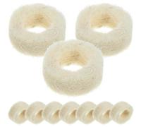 MUCKLILY Rondelles en Feutre de Laine 20x5x5 Mm, Lot de 100 Pièces, Rondelles D’étanchéité Industrielles Absorbantes pour Joints Mécaniques, Adaptées aux Équipements Hydrauliques et Pompes