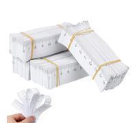 MUCKLILY Ruban à mesurer jetable en papier 1M, 100pcs, blanc, lecture facile, pour mesure de la plaie en hôpitaux