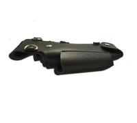 MUCKLILY Sac Ceinture Outils Coiffeur Multifonction Noir Porte Ciseaux Professionnel Résistant pour Ciseaux Peignes et Accessoires Organisateur Pratique pour Salon et Styliste