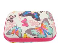 MUCKLILY Sac Rangement Huiles Essentielles Cases EVA Grand Sac Portable avec Compartiments pour Flacons Organisateur Robuste avec Poche Filet pour Accessoires Protection Antichoc pour