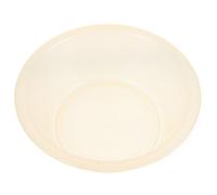 MUCKLILY Seau de Massage des Pieds Grosse Taille en Plastique Beige Structure Solide et Observation Facile Qualité de L'eau pour Trempage à Domicile