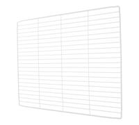 MUCKLILY Séparateur de Réfrigérateur Métallique en Fer 45×35 CM Grille Blanche Organisateur Multi-Sections pour Congélateur Coffre Optimisation de L'Espace et Circulation d'Air pour