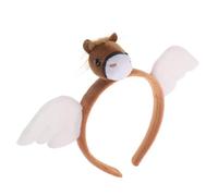 MUCKLILY Serrage-tête Cheval Ailé Marron, Bandeau de Fête du Nouvel An 2026, Accessoire Cosplay et Déguisement Festif pour Femmes, Bandeaux pour Cheveux Thème Zodiac, Accessoires