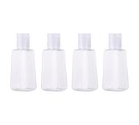 MUCKLILY Set de Bouteilles Vides Rechargeables 30ml en Néoprène avec Porte-clés Lot de 8 Flacons Protecteurs Portables pour Savonnette et Lotion, pour Fêtes et Usage Quotidien