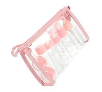 MUCKLILY Set De Flacons Cosmétiques Rechargeables Rouge Petit Et Portable Distributeurs Pratiques Pour Crème Et Lotion Organisateur Pour Soins Peau Voyage Ou Usage Quotidien