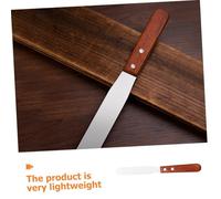 MUCKLILY Spatule Épilation Bois à Manche Portable Couteau Cire Droit pour Épilation Professionnelle et Usage Personnel
