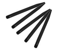 MUCKLILY Stylo Tactile Double Pointe pour Prise de Notes en Plastique Noir 5 Pièces avec Haute Sensibilité et Confort Ergonomique pour Tableau Interactif au Bureau à Domicile
