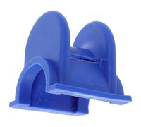 MUCKLILY Support de Canne à Pêche pour Rambarde Tourelle de Support de Canne à Pêche Réglable Stable Plastique et Nylon Bleu Installation Facile Garde-Corps