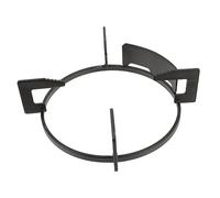 MUCKLILY Support De Cuisinière à Gaz En Fonte Épaisse Anti-dérapant, 60 Mm De Hauteur, Grille Stable à 4 Pieds Pour Équilibre Casserole Et Wok, Accessoire Cuisine Maison Et Restaurant